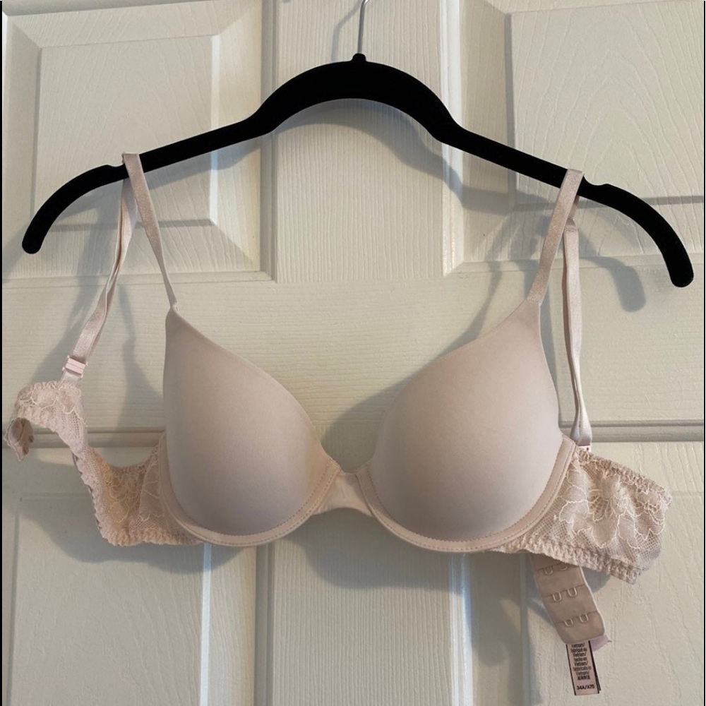 Pink lace Victoria’s Secret bra